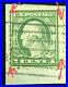 Extremely RARE MISPRINTED 1912 GREEN WASHINGTON 1c stamp