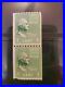 GEORGE WASHINGTON 1 Cent Stamp SUPER RARE Green Looking Right lot (2)
