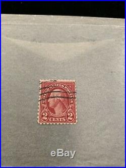 GEORGE WASHINGTON 2 TWO CENTS RED STAMP Nice Perf Used