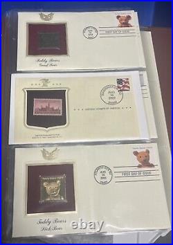 GOLDEN REPLICAS OF UNITED STATES STAMPS 50 total stamps One Is Just A Stamp