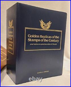 GOLDEN REPLICAS of UNITED STATES STAMPS 22kt Gold 1993-98 (3 Books) 168 Stamps