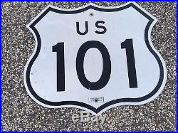 Genuine Road Grade US 101 Freeway Sign PROPERTY STAMP
