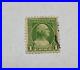 George Washington 1 One Cent Stamp 1732-1932 Green Looking Right RARE