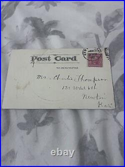 George Washington 2 Cent Stamp Red Postmarked 1907