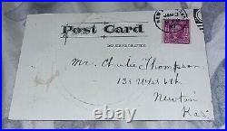 George Washington 2 Cent Stamp Red Postmarked 1907