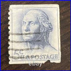 George Washington 5 cent Rare Used stamp 1962 United States