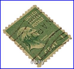 George Washington Green 1 Cent United States Postage Stamp