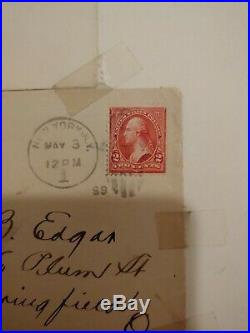 George Washington Two Cent USPS Stamp Red No Reserve! Very Rare