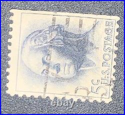 George Washington vintage 5 cent Rare Used Stamp 1962 United States Postage