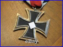 German 1939 Third Reich WWII Iron Cross with Ring stamped No 25 Original