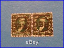 Godfathersstamps Scott #278 VF Pair Used Current Value $1875