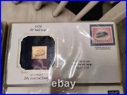 Golden Replicas Of United States Stamp Proof Replicas 22kt Gold Collection