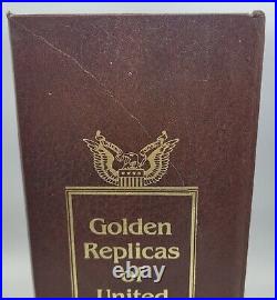 Golden Replicas Of United States Stamps 22k Gold Book of 75 Stamps