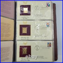 Golden Replicas Of United States Stamps 22k Gold Book of 75 Stamps