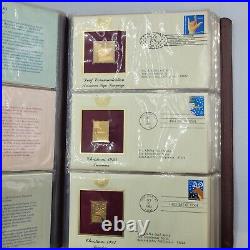 Golden Replicas Of United States Stamps 22k Gold Book of 75 Stamps