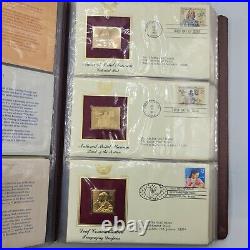 Golden Replicas Of United States Stamps 22k Gold Book of 75 Stamps