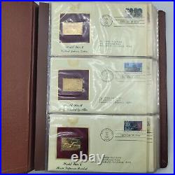 Golden Replicas Of United States Stamps 22k Gold Book of 75 Stamps