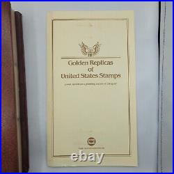 Golden Replicas Of United States Stamps 22k Gold Book of 75 Stamps