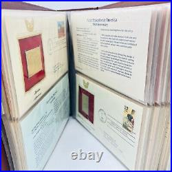 Golden Replicas Of United States Stamps Lot 4 Binders Over 150 22kt Gold Stamps