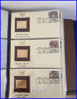 Golden Replicas Of United States Stamps Proof 22kt Gold With Original Receipts