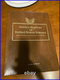 Golden Replicas Of United States Stamps. Proof Replicas Of 22kt Gold