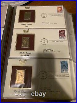 Golden Replicas Of United States Stamps. Proof Replicas Of 22kt Gold