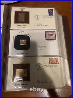 Golden Replicas Of United States Stamps. Proof Replicas Of 22kt Gold