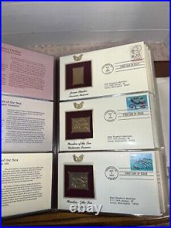 Golden Replicas of United States Stamps 22K gold 10-23-93 to 5-12-95 75 ea +