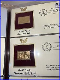 Golden Replicas of United States Stamps 22K gold 10-23-93 to 5-12-95 75 ea +