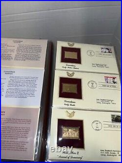 Golden Replicas of United States Stamps 22K gold 8-29-91 to 10-22-92 75 ea