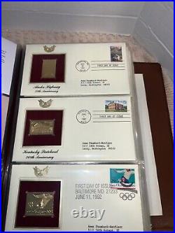 Golden Replicas of United States Stamps 22K gold 8-29-91 to 10-22-92 75 ea