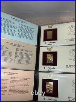 Golden Replicas of United States Stamps 22K gold 8-29-91 to 10-22-92 75 ea