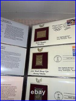 Golden Replicas of United States Stamps 22K gold 8-29-91 to 10-22-92 75 ea