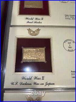 Golden Replicas of United States Stamps 22K gold 8-29-91 to 10-22-92 75 ea