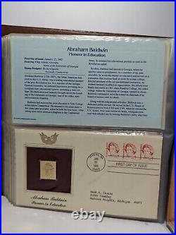 Golden Replicas of United States Stamps Proof 22K Gold, 1 Album 1984-1985 (41ct)