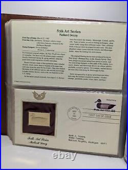 Golden Replicas of United States Stamps Proof 22K Gold, 1 Album 1984-1985 (41ct)