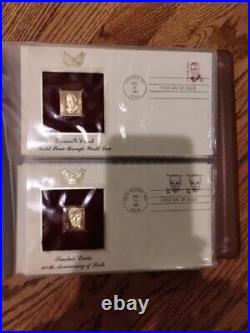 Golden Replicas of United States Stamps in 22K Gold