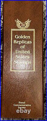 Golden Replicas of united states stamps from May 1992- May 1993 75 Total Stamps