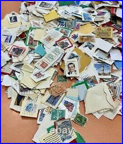 HUGE Lot Of Used US And Foreign Stamps And Ohio Prepaid Sales Tax Receipt Stamps