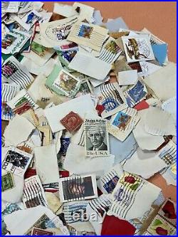 HUGE Lot Of Used US And Foreign Stamps And Ohio Prepaid Sales Tax Receipt Stamps