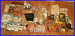 HUGE Lot of Vintage Tandy Leathercrafting Tools Stamps Supplies Kits Accessories