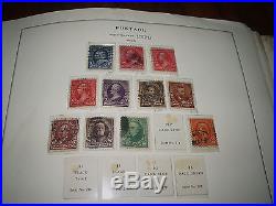 HUGE US STAMP COLLECTION IN HINGLESS SCOTT ALBUM 1895-1974 USED & MNH Mostly MNH