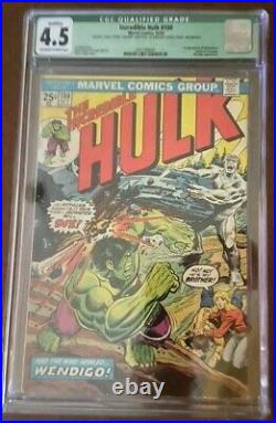HULK 180 CGC 4.5 Qualified missing Value Stamp Off White to White Pages
