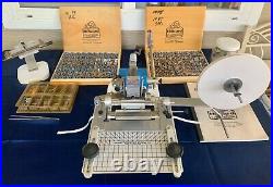 Howard Machine Model 45 Personalizer & Accessories Hot Foil Stamping Machine