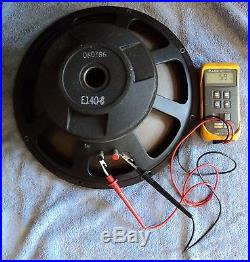 Jbl E-140-8 Speaker, Has Been Test Oscillated & Clear