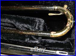 King 3-b Concert Trombone With Hard Case S# 781924 & # 349 Stamped On Instrument