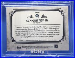 Ken Griffey Jr 2014 Topps Museum Collection /10 Auto Archival Autograph Mariners