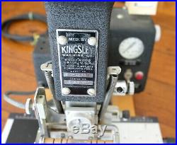 Kingsley Hot Foil Gold Stamping Machine Model AM-60-AS