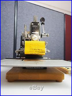 Kingsley Hot Foil Stamping Machine Model M-75 (relisted)