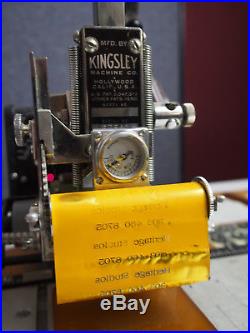 Kingsley Hot Foil Stamping Machine Model M-75 (relisted, corrected shipping)